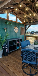 seating area at Firefly