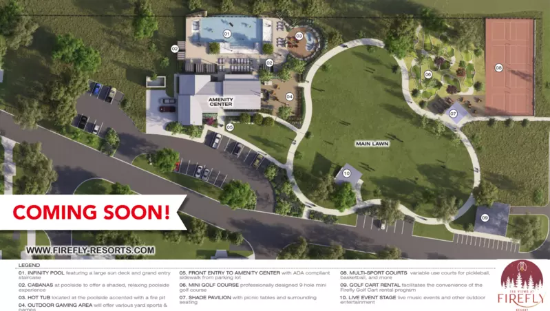 New Amenities At FireFly Resort