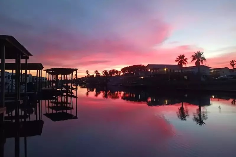 sunset in Texas Coastal Bend