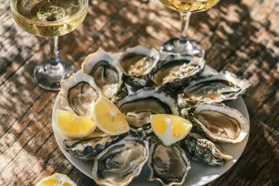 platter of oysters